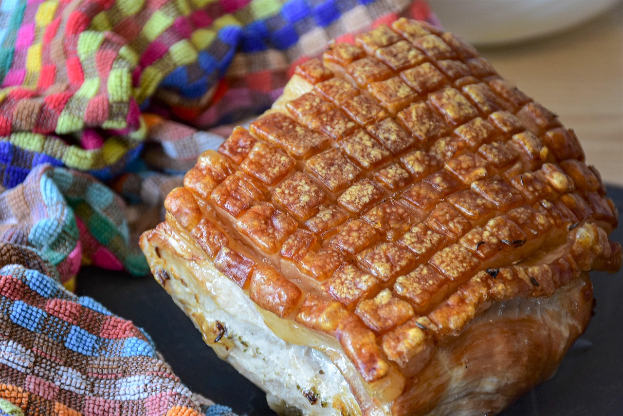 Flæskesteg i airfryer med sprød svær