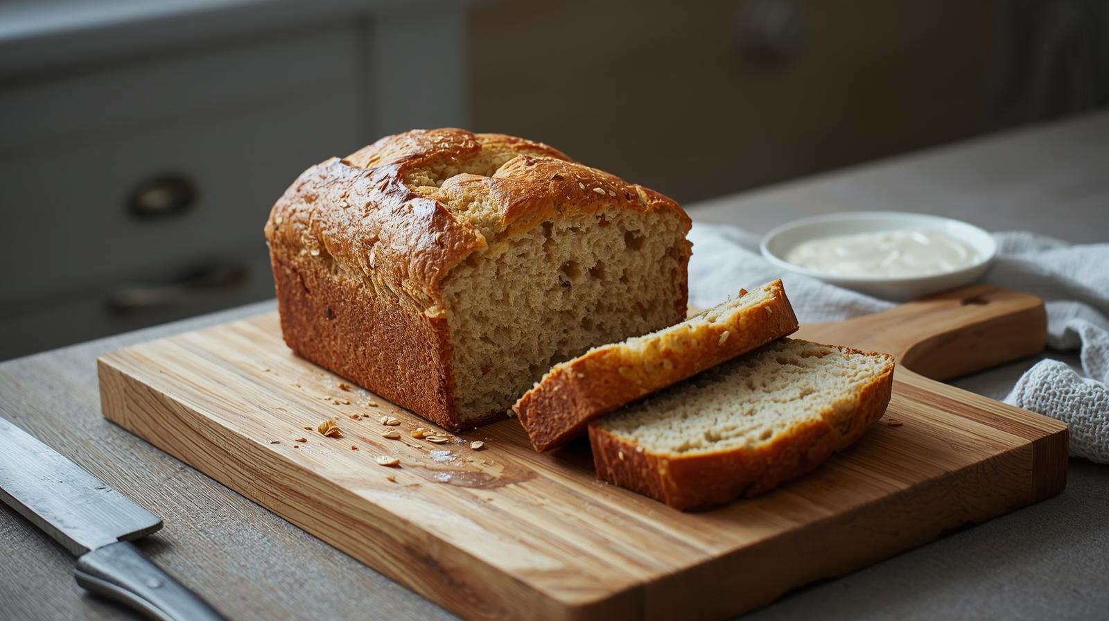 Grov hverdagsbrød i brødform (1 brød)