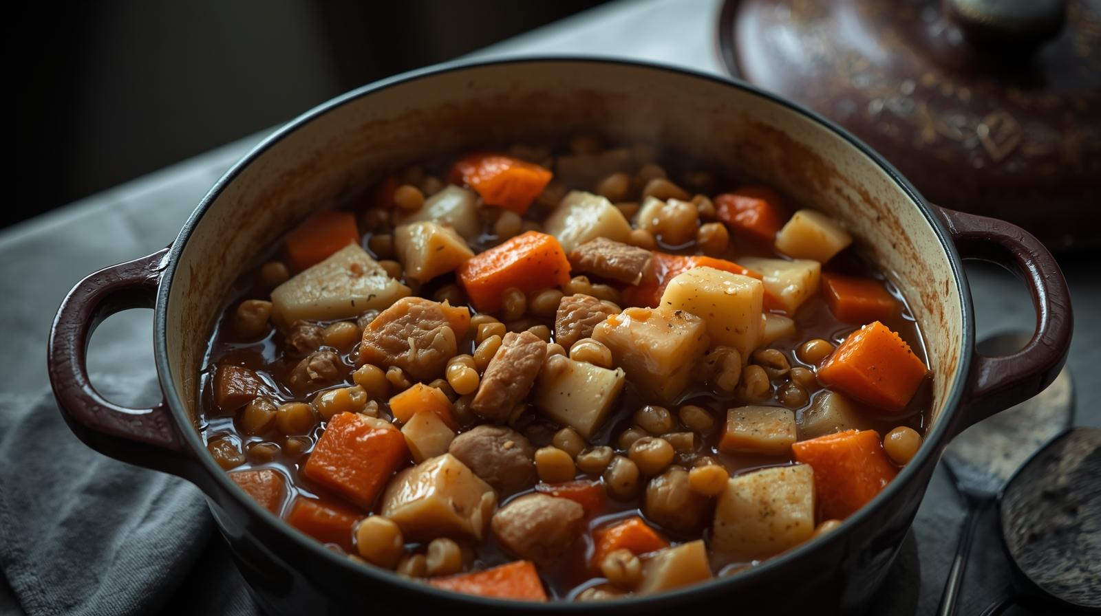 One-pot med rodfrugter og bælgfrugter – mættende vinterret